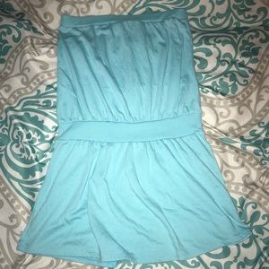 Lightweight strapless swim cover